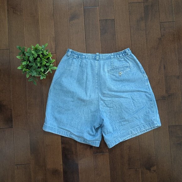 CLASSIC LIGHT WASH VINTAGE DENIM SHORTS - Picture 4 of 4